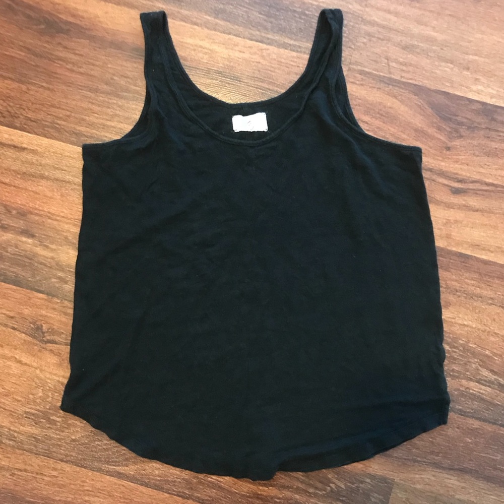 Lou&Grey Linen Black Tank (Small)